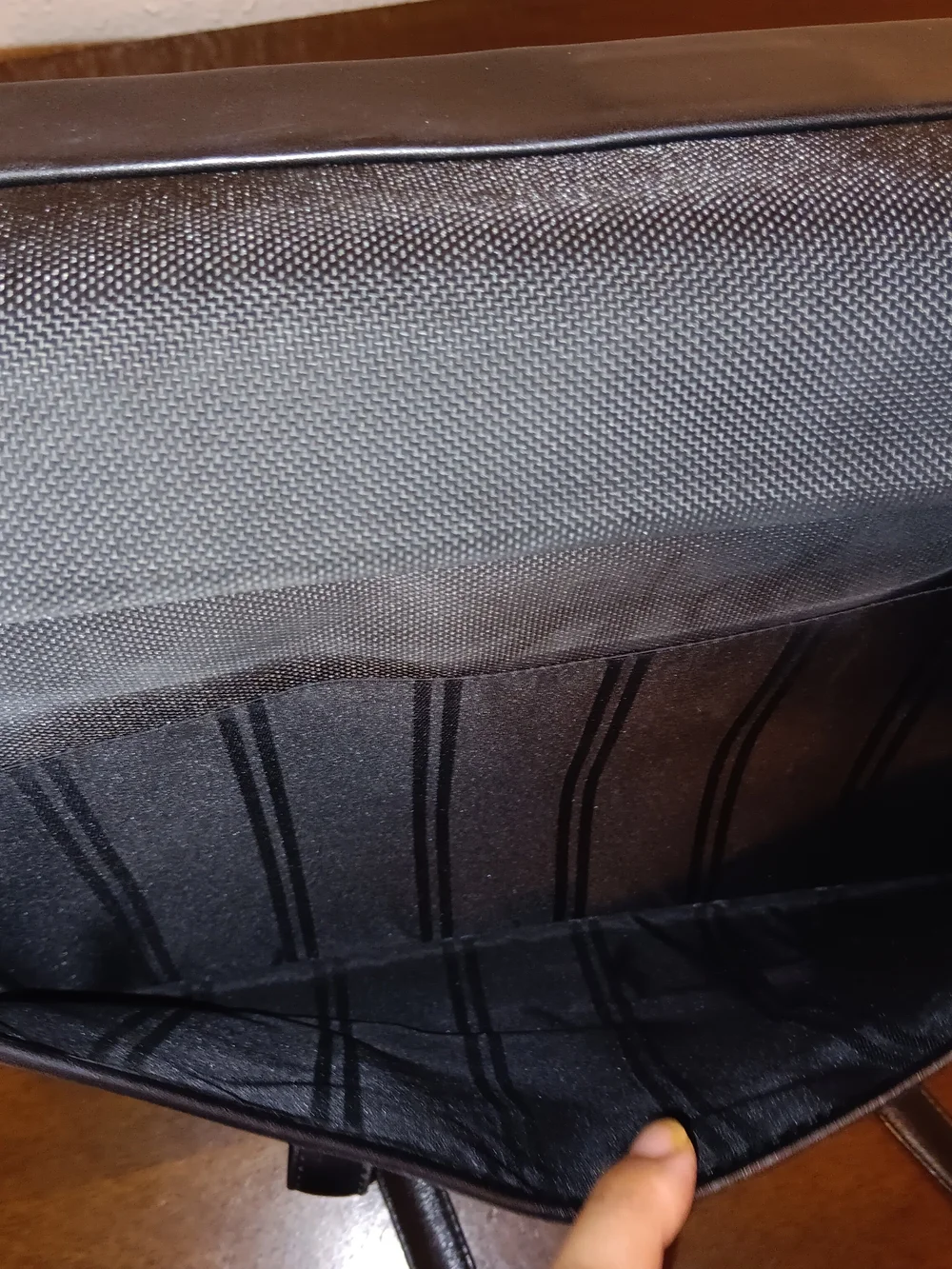 Tumi Alpha Ballistic Nylon and Leather Brief Travel Tote Bag